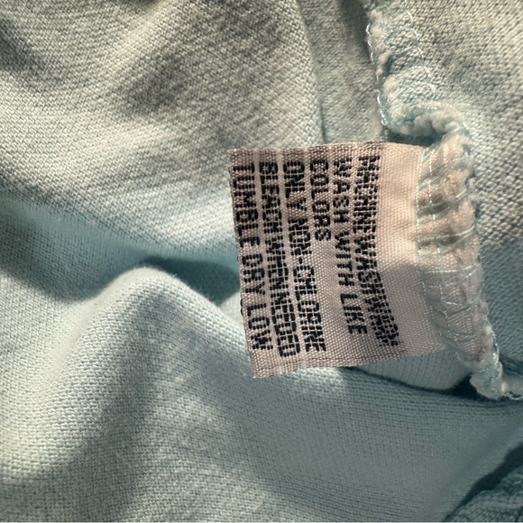 Men’s Light Blue Ralph Lauren Polo Shirt Size Large - Picture 10 of 11